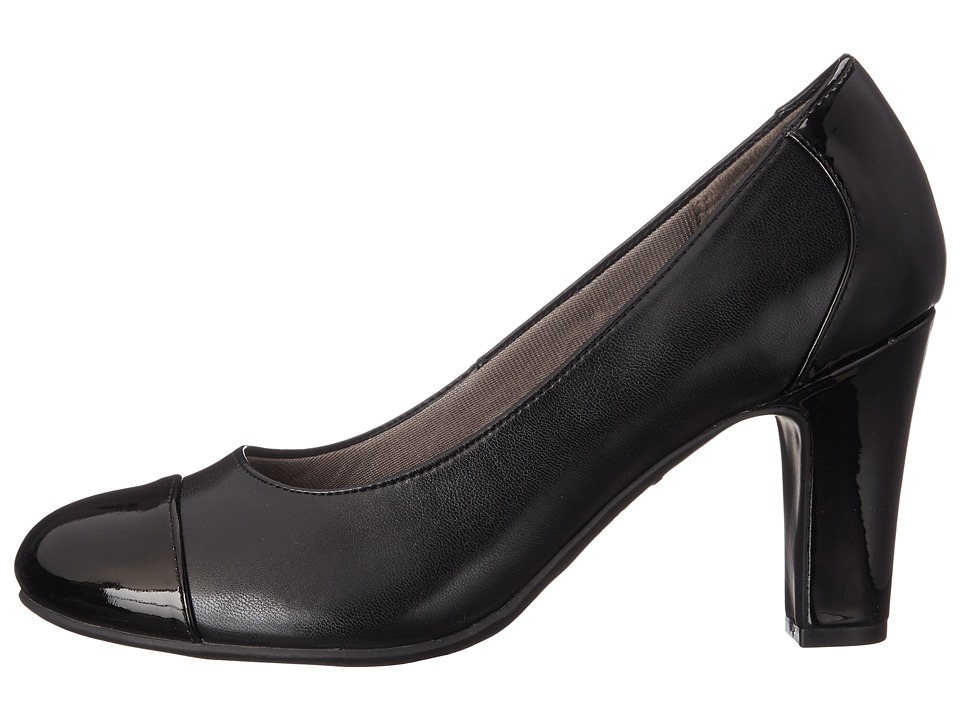 Tacones Mujer LifeStride Cajun Negro Tacón Medio Sintético