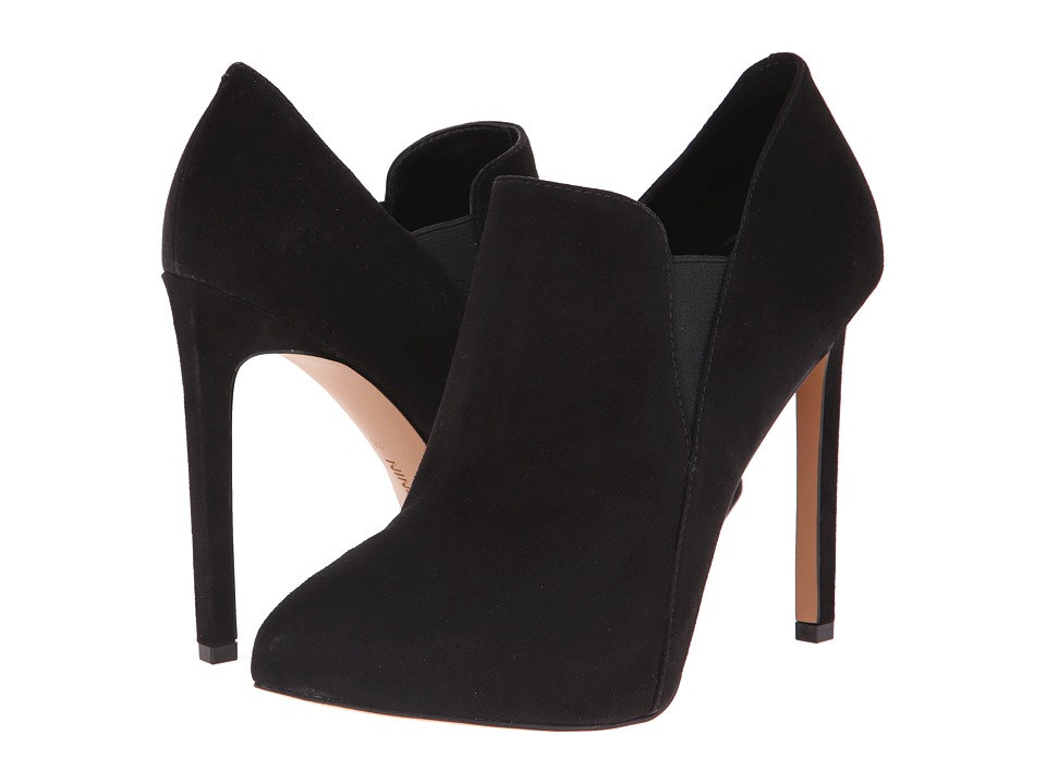 Tacones Mujer Nine West Leandra Negro Tacón Alto Gamuza Sintético
