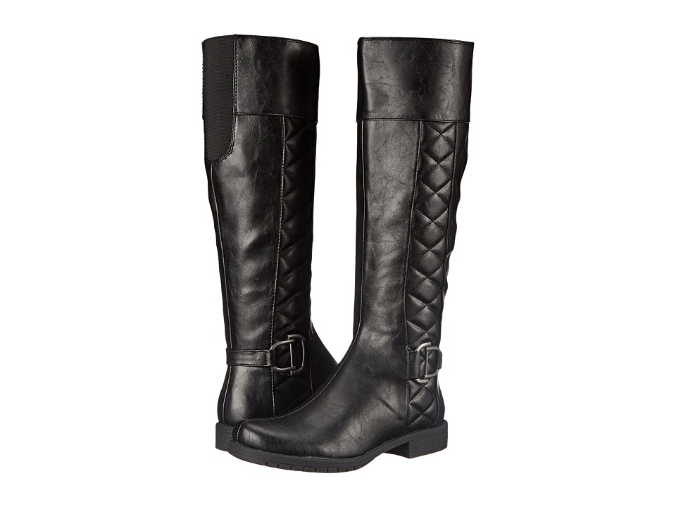Bota Mujer LifeStride Marvelous Negro Planos Cu Envío Gratis