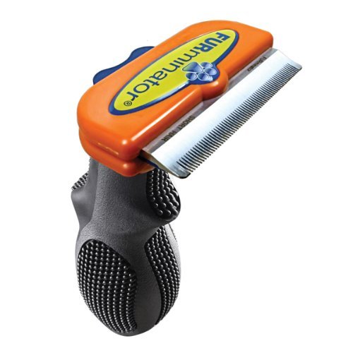 DeShedding herramienta FURminator pelo corto para los perros, Medio