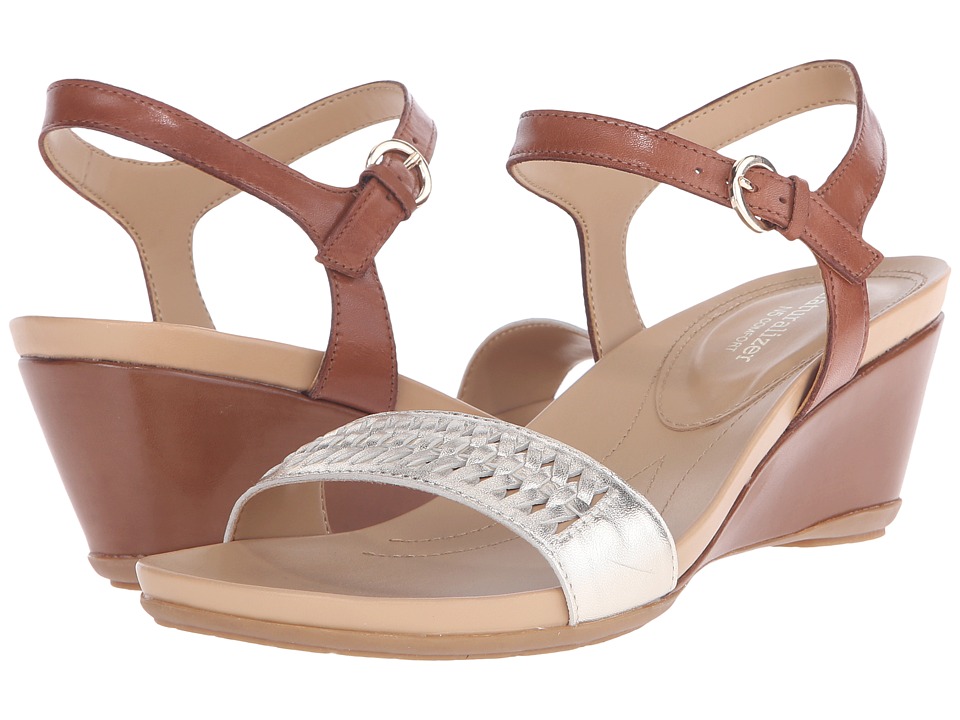 Sandalia Plataforma Mujer Naturalizer Swiftly Plata Tacón Medio