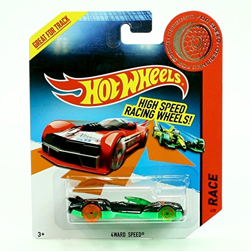 4WARD Speed ¿¿Hot Wheels - diseñado para la velocidad - 2013 de alta velocidad de la serie que compite con las ruedas del vehículo (BDW32)
