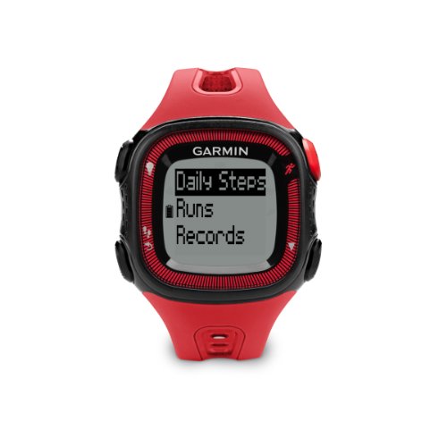 Garmin Forerunner 15 grande, Rojo / Negro