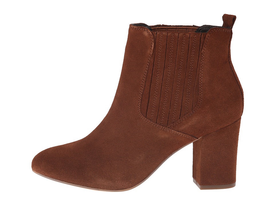 Bota Mujer Steve Madden Gasto Rojo Tacón Medio Envío Gratis