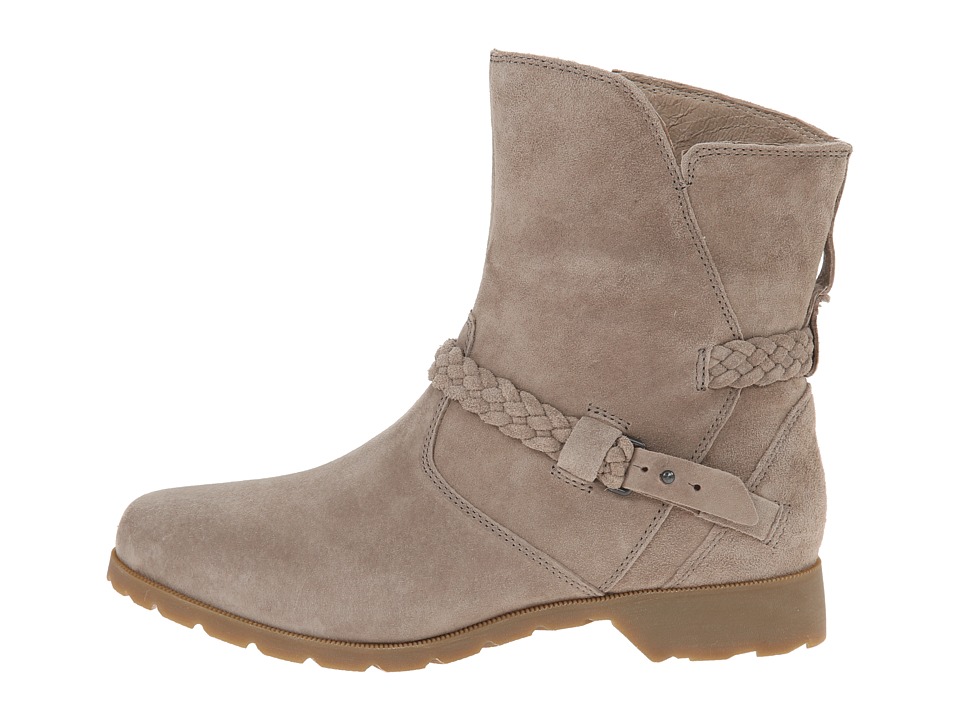Bota Mujer Teva Delavina Low Suede Plata Planos Gamuza