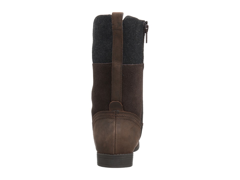 Bota Mujer Hush Puppies Fidda Maisie Café Planos EVA Cuero Natural