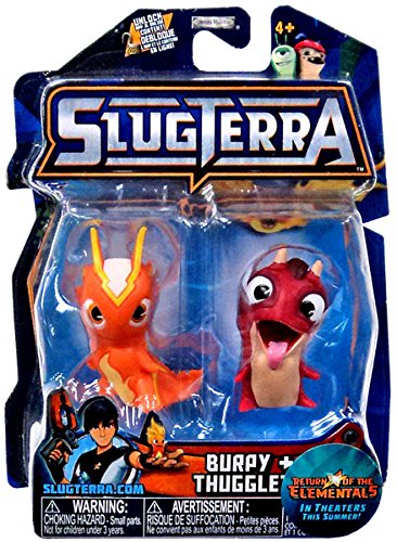Figuras Slugterra, Burpy y Thugglet Mini