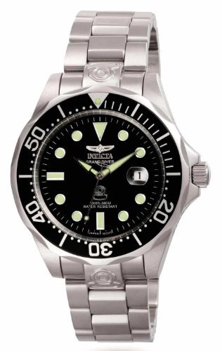 3044 acero inoxidable Gran Diver reloj automático de los hombres de Invicta