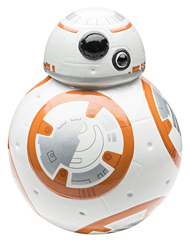Zak! Diseños del banco de moneda, BB-8 Droid de la fuerza despierta, ahorrar dinero en esta esculpido de cerámica de colección de Star Wars Banco