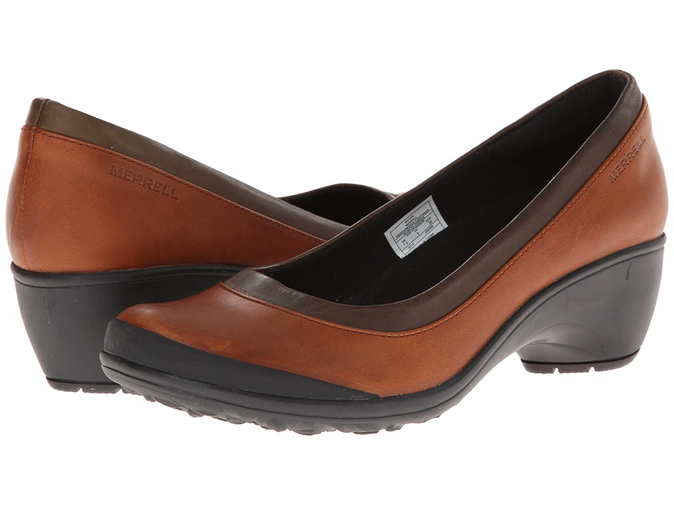 Plataforma Tacones Mujer Merrell Veranda Café P Envío Gratis