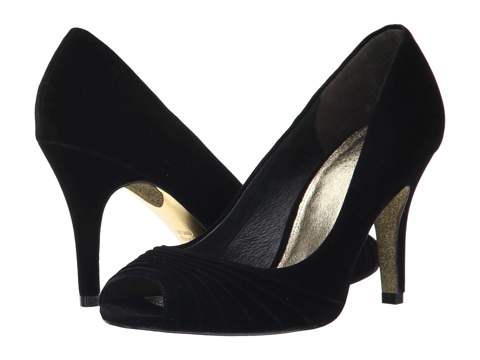 Tacones Mujer Adrianna Papell Farrel Negro Tacó Envío Gratis