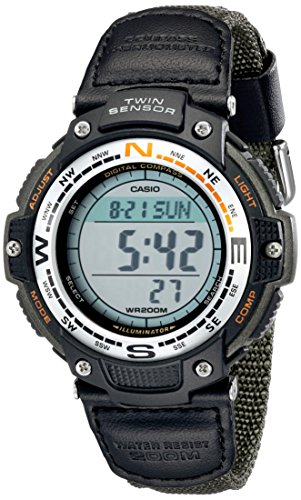 Casio Hombres de SGW100B-3V brújula digital Twin-sensor del reloj del deporte