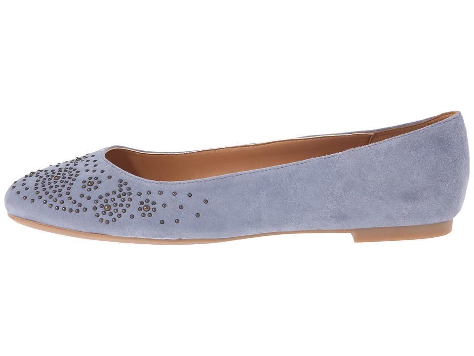 Zapato Mujer Nine West Gemma Azul Planos Gamuza Envío Gratis