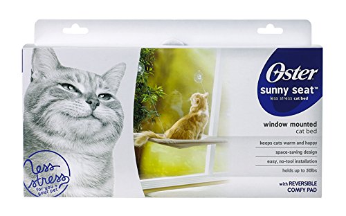 Oster Sunny asiento montado en ventana Gato de cama 50 libras