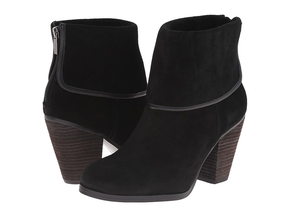 Bota Mujer Vince Camuto Hamilton Negro Tacón Me Envío Gratis