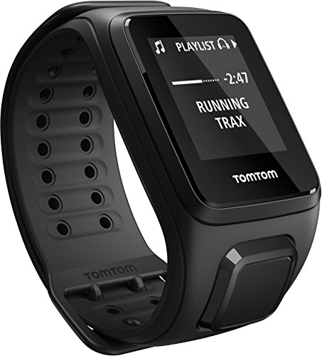 TomTom Spark Cardio, GPS reloj de la aptitud + monitor del ritmo cardíaco (Grande, Negro)