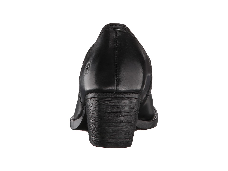 Tacones Mujer Born Wellins Negro Planos Cuero N Envío Gratis
