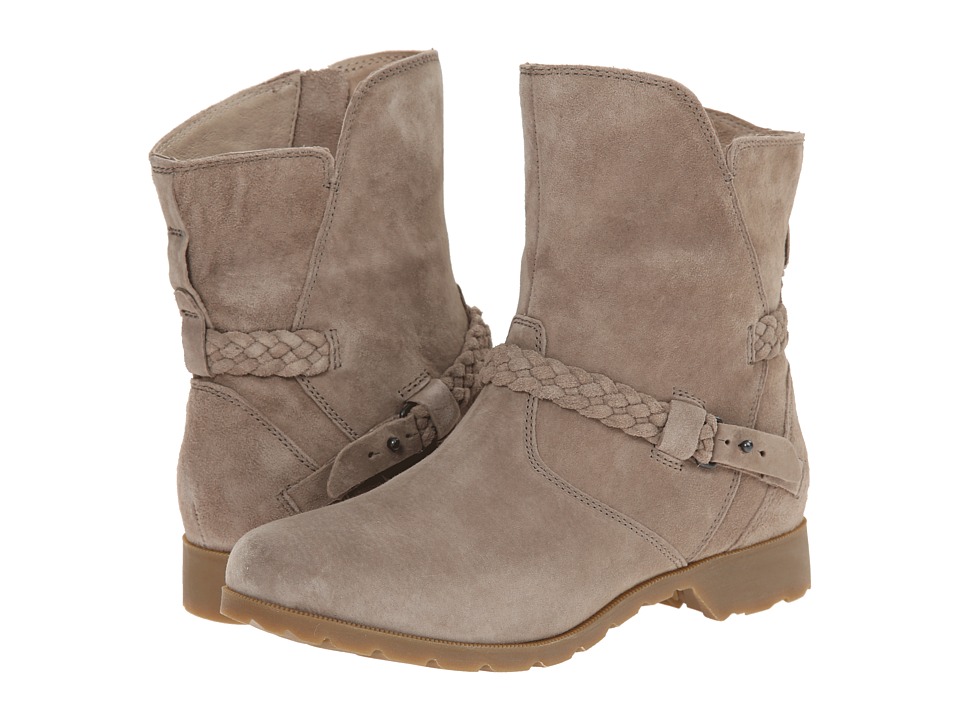 Bota Mujer Teva Delavina Low Suede Plata Planos Gamuza