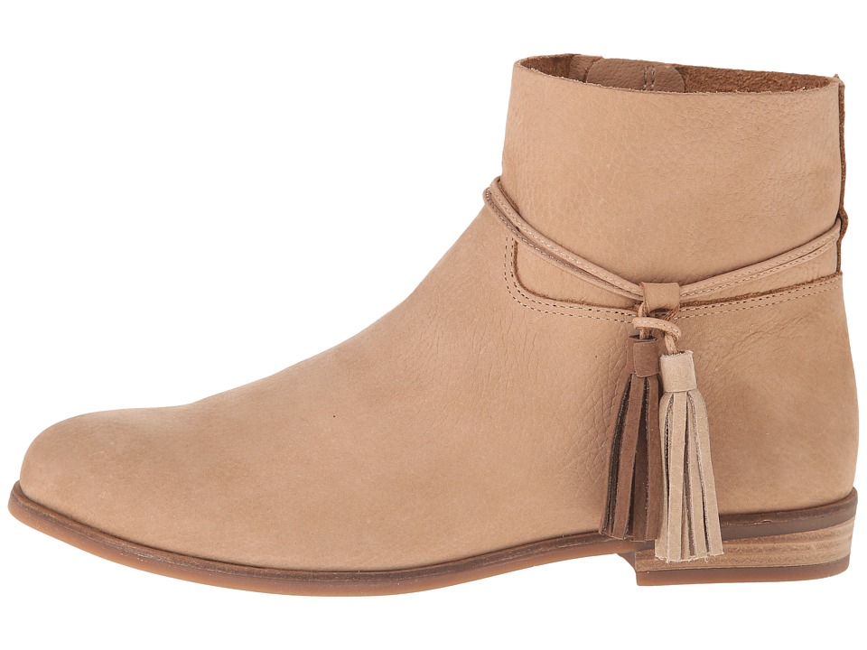 Bota Mujer Lucky Brand Gloriana Beige Planos Si Envío Gratis