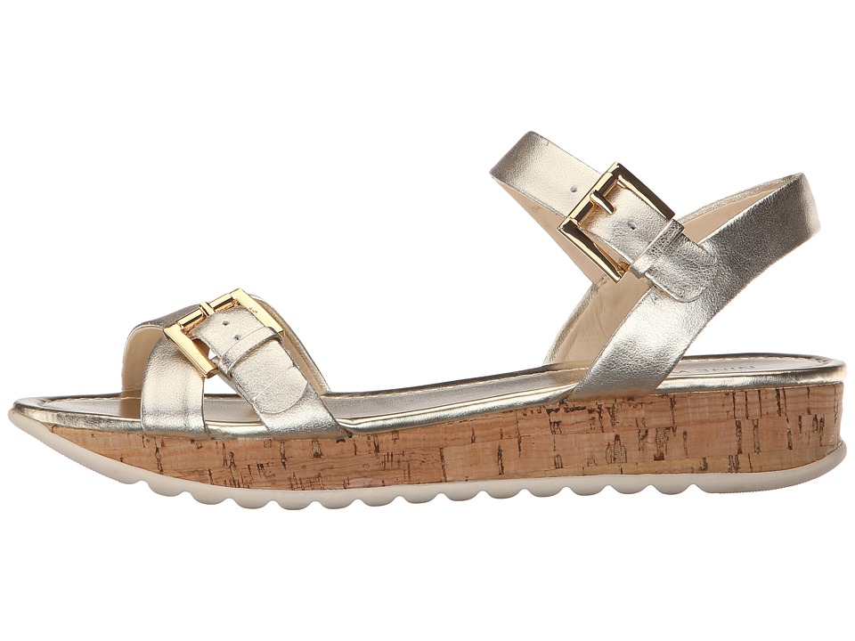 Sandalia Mujer Nine West Confrence Plata Planos Envío Gratis