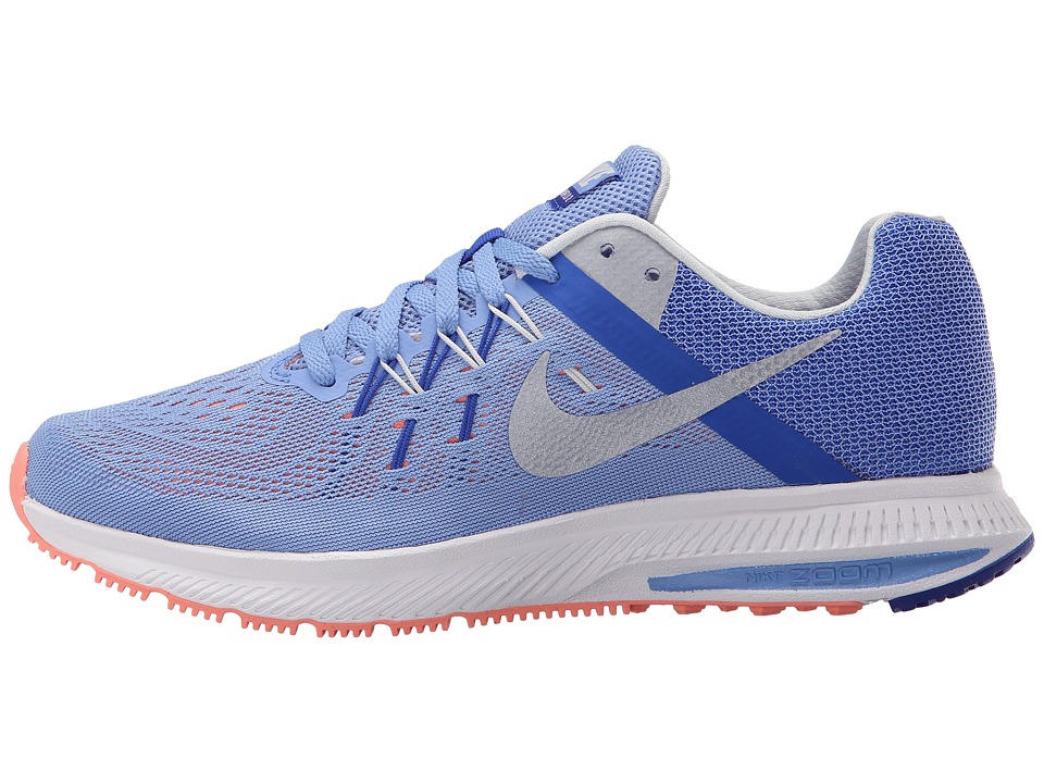 Zapatilla Mujer Nike Zoom Winflo 2 Azul Planos Envío Gratis